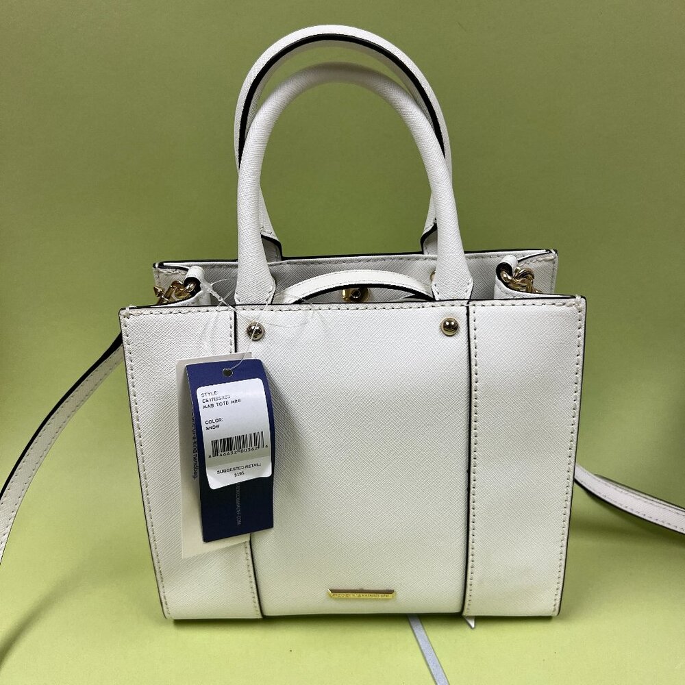 NWT Rebecca Minkoff M.A.B Tote Bag White